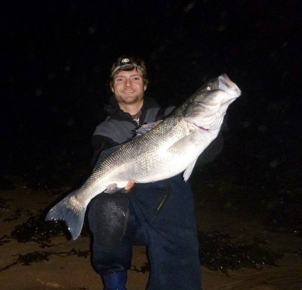 2 Double Figure Bass - Beach Fishing