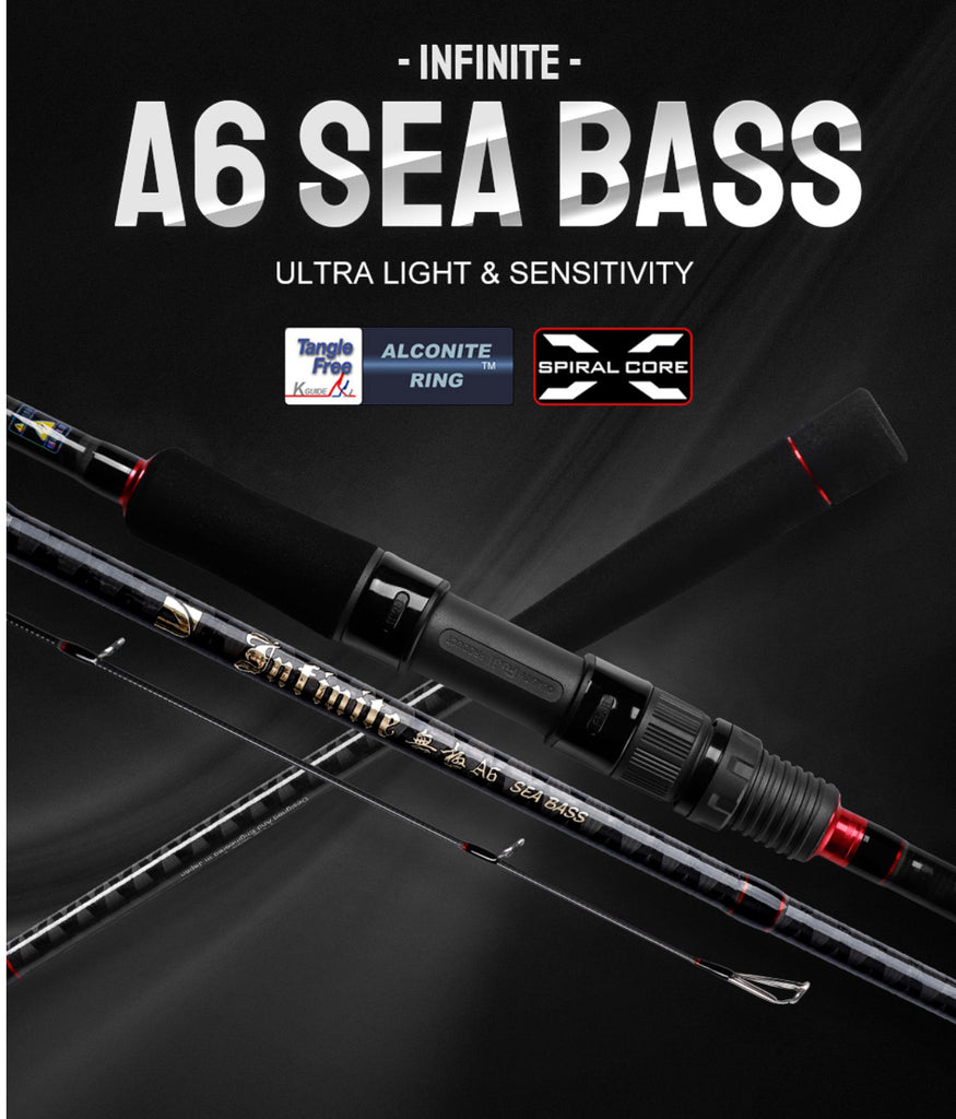 bass lure rod Infinite Sea Bass Lure Rod 9ft – Fish Tackled
