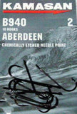 Kamasan B940 Black Aberdeen Hooks 100pk