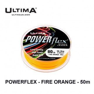 ULTIMA Powerflex Shockleader - Fire Orange - 50m